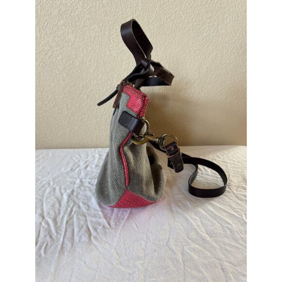 Liebeskind Berline Wool Gray Woven Large Handbag Purse Shoulderbag Leather - Picture 9 of 15